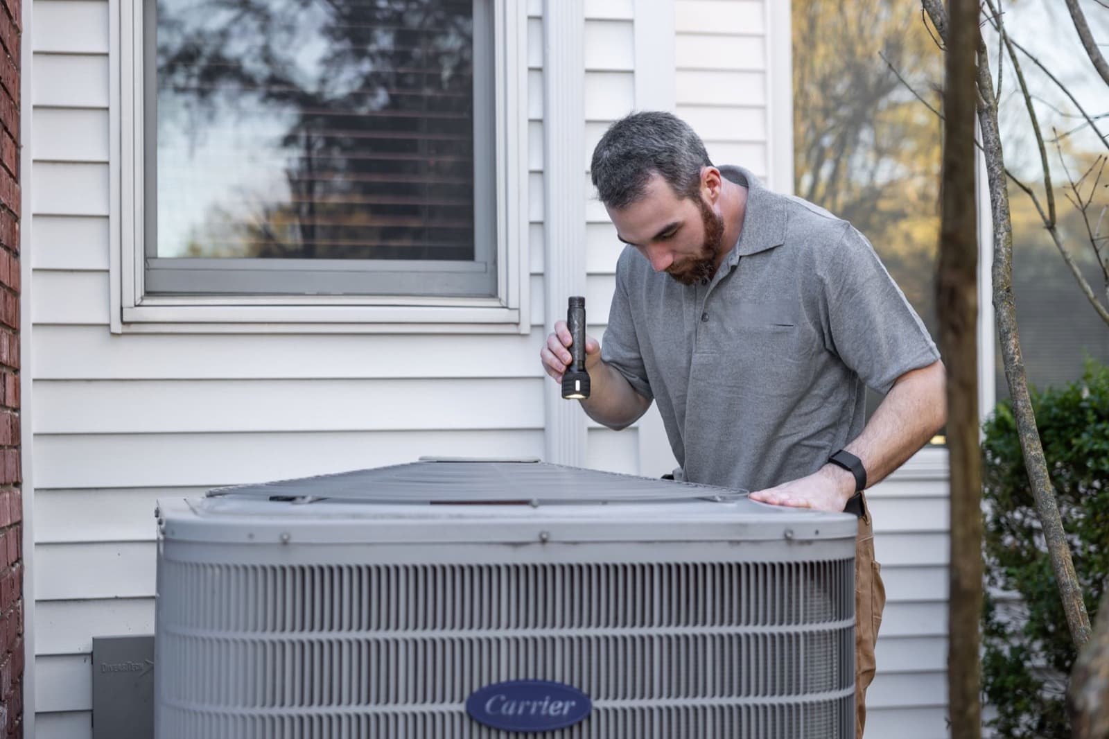 HVAC technician serving a North Carolina home
